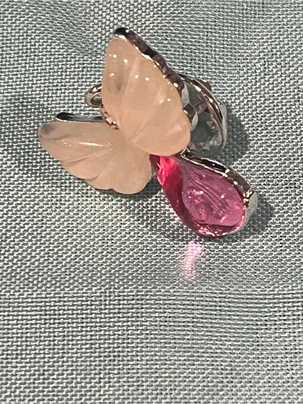 Pink Angel Wing Drop Pendant - Women Jewelry